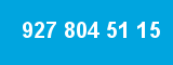 927 804 51 15 927 804 51 15